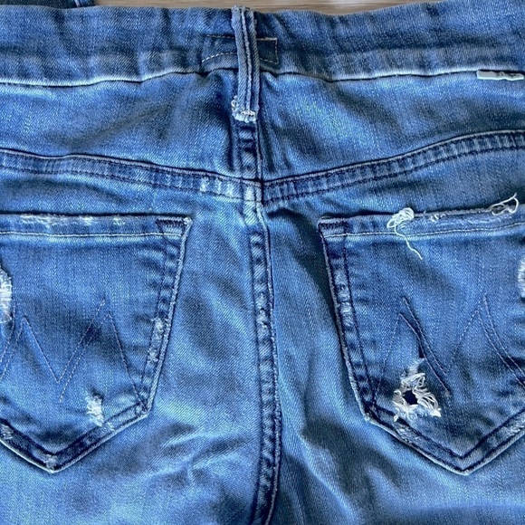 MOTHER high waisted looker graffiti girl jeans size 25 - Picture 13 of 16